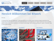 Tablet Screenshot of bitwork.ch